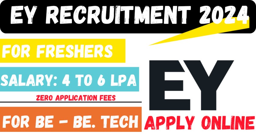 EY Recruitment 2024 For Freshers