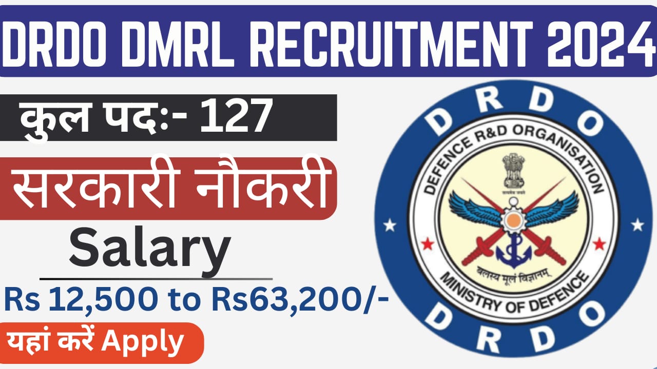 DRDO Recruitment 2024 Apply Online Check Eligibility, Salary and Selection Process