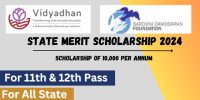 State Merit Scholarship 2024 For 11th and 12th Students