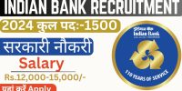 Indian Bank Recruitment 2024 Apply Online