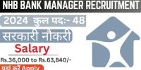 NHB Bank Manager Recruitment 2024